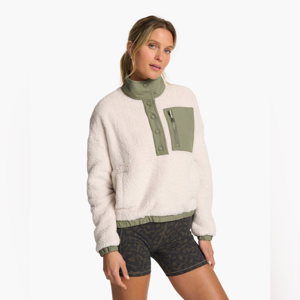 Vuori Cozy Sherpa Popover - Dune - XS